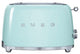 Smeg 50's Retro Style Two Slice Toaster, Pastel Green
