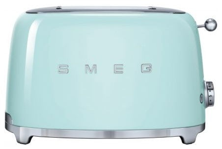 Smeg 50's Retro Style Two Slice Toaster, Pastel Green