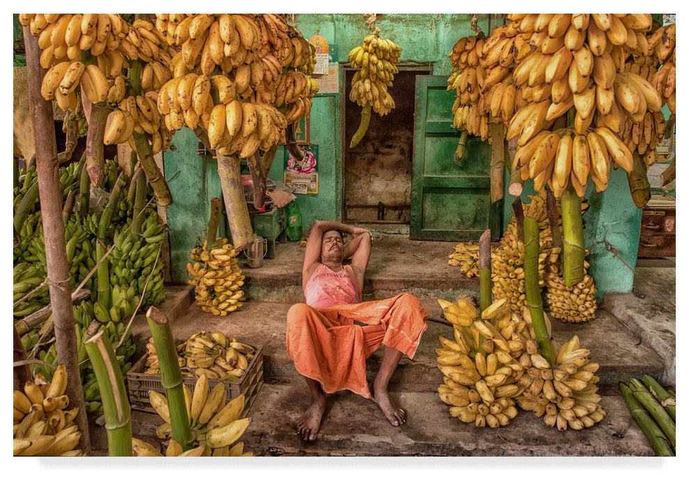 Anette Ohlendorf 'In The Banana Paradise' Canvas Art, 47"x30"