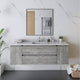 Fresca Formosa 60" Ash Wall Hung Single Sink Modern Bathroom Vanity Set, Faucet
