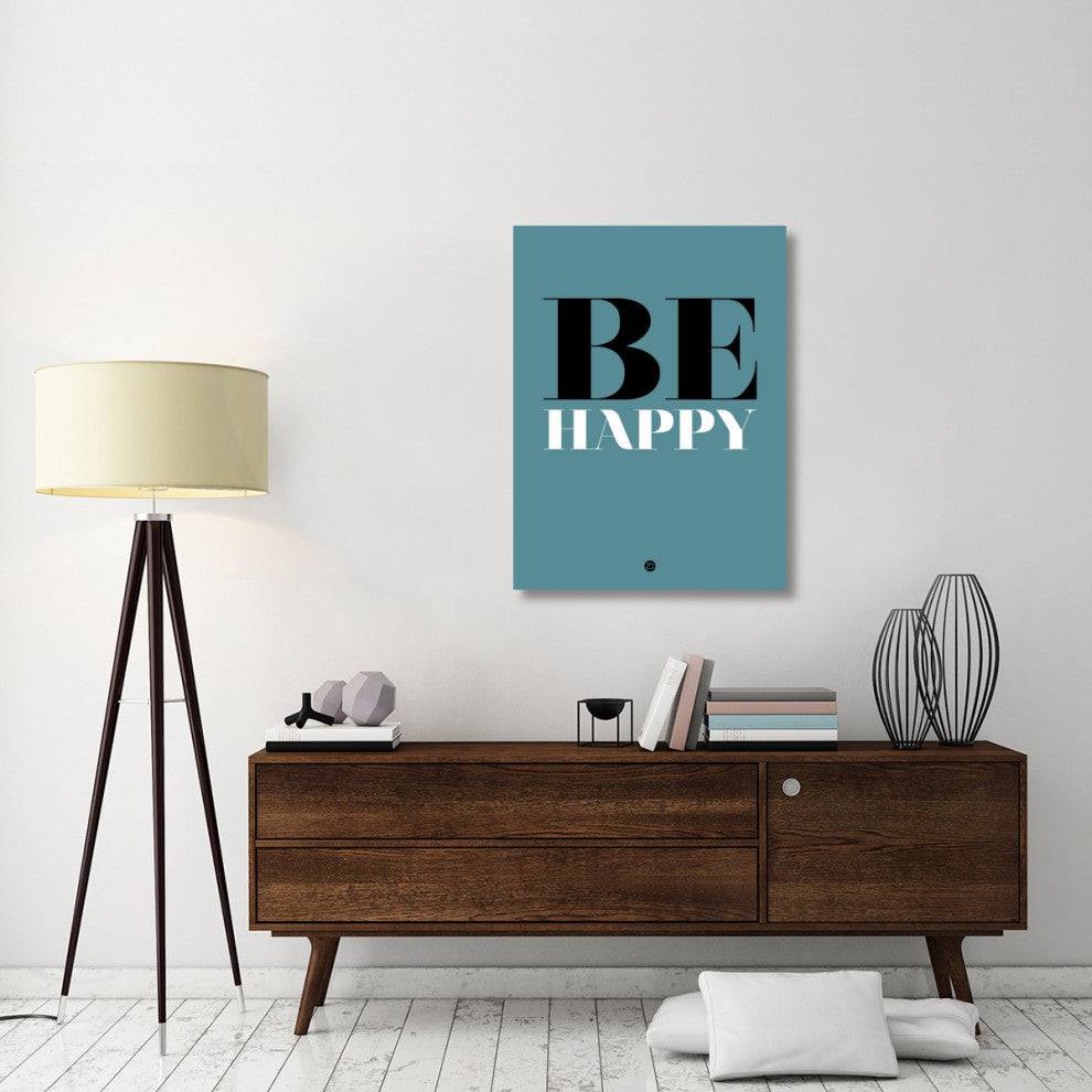 "Be Happy Poster 1" Fine Art Print