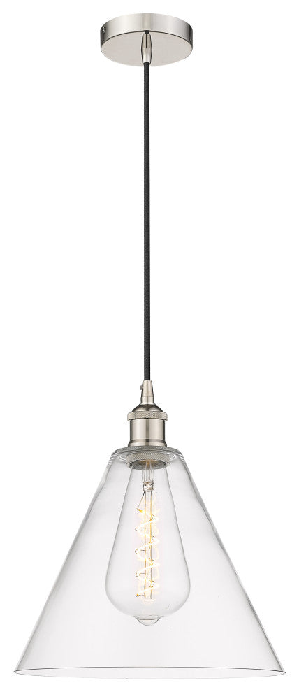 Innovations 616-1P-PN-GBC-122 1-Light Mini Pendant, Polished Nickel