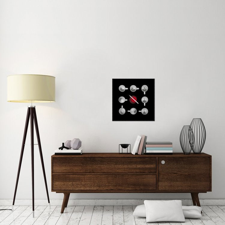 "Endless Road To My Cup Of Tea" Framed Canvas Giclee by Luc Stalmans, 23x23"