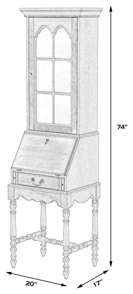 Butler Newmark Plantation Cherry Secretary