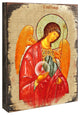 Icon Archangel Michael Wall Art On Wood, 16 Inch