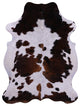6' 11" X 5' 3" Organic Natural Hair-On Cowhide Area Rug C1443