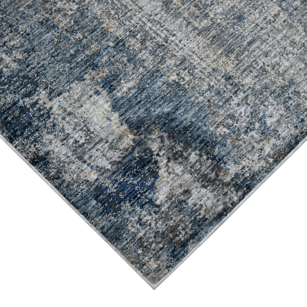 Vermont Bianca Area Rug, Gray, 7'10" x 9'10", Abstract
