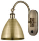 Ballston Dome Sconce, Antique Brass