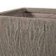 Mistler Outdoor Cast Stone Planter, WxDxH, 16.25wx16.25dx31h