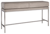 Kamala Gray Oak Console Table