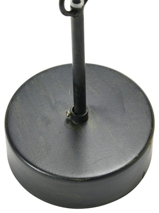 Draped Wood Bead Chandelier, Espresso, 32.25