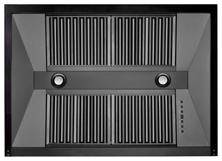 ZLINE 48" Ducted Vent Black Stainless Steel Wall Mount Range Hood