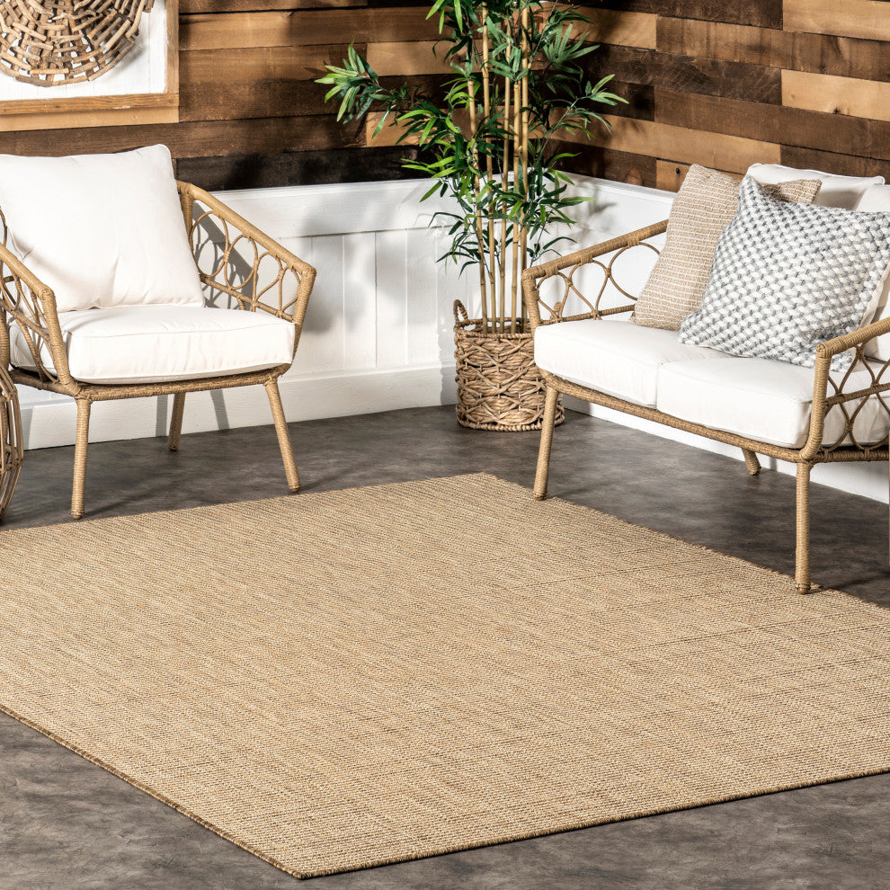 Nuloom Rosy Classic Indoor/Outdoor Area Rug, Brown 13'x15'