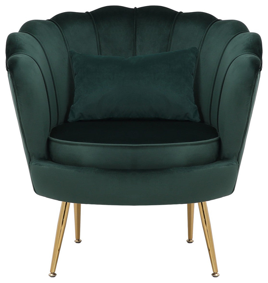 Queen Lounge Chair, Green