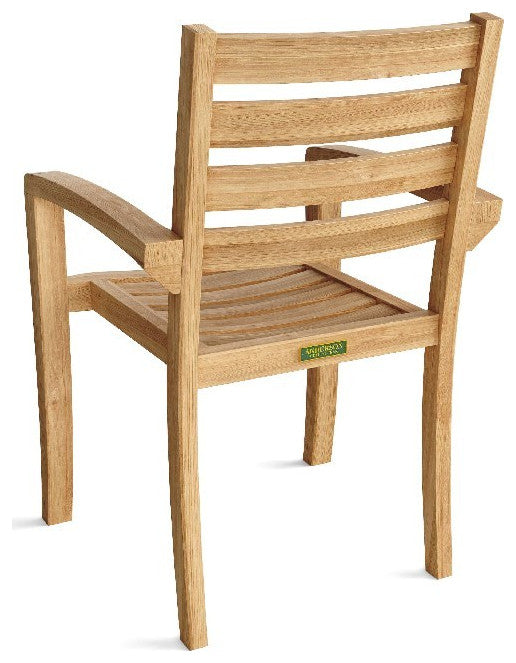 Anderson Teak CHS-033 Catalina Stackable Armchair, Fully Built