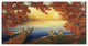 "Autumn Glow Crop v2" Digital Paper Print by Julia Purinton, 50"x26"