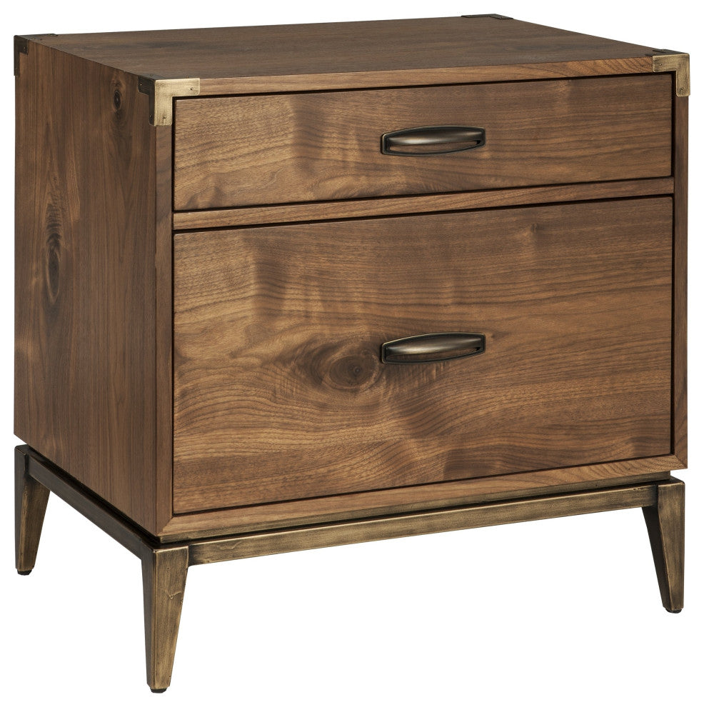 Modus Adler 6 Piece Cal King Bedroom Set With Chest, Natural Walnut