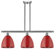 Innovations 516-3I-SN-MBD-9-RD 3 Light Island Light, Brushed Satin Nickel