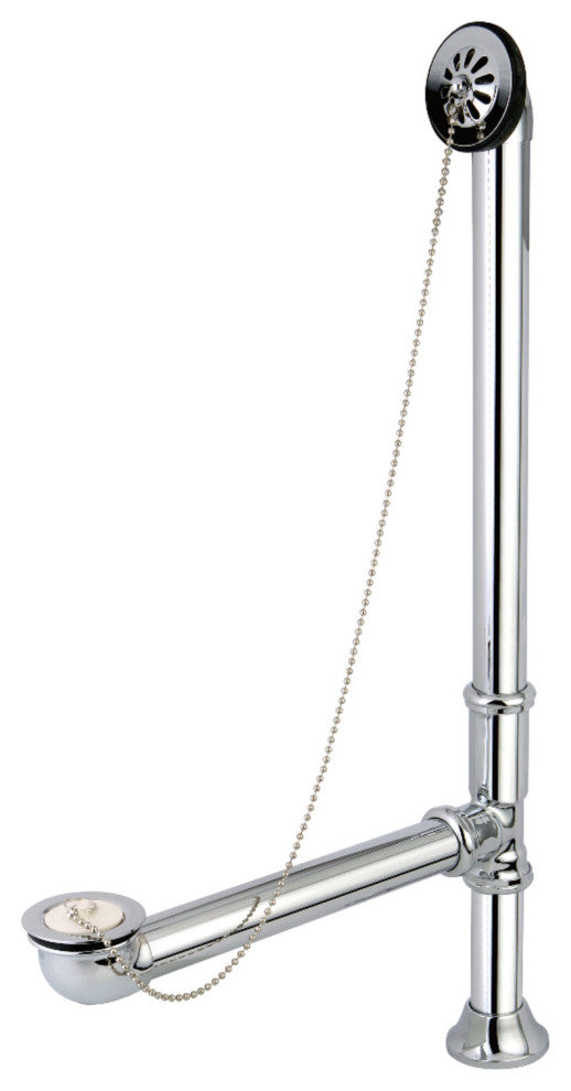 Kingston Brass Clawfoot Bathtub Waste and Overflow Drain, Polished Chrome