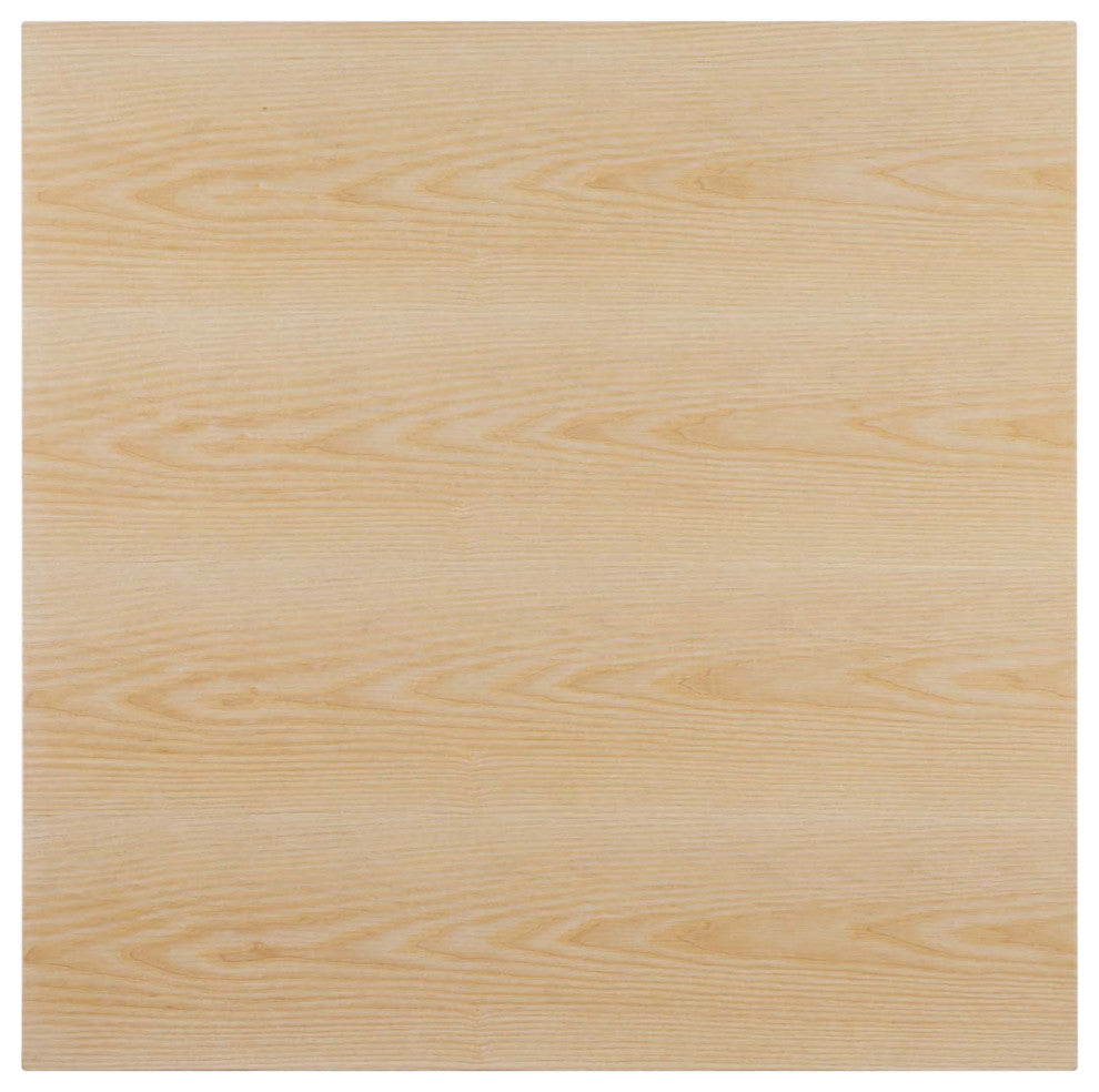Lippa 36" Square Dining Table White Natural