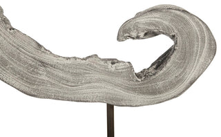 Creature Sculpture on Stand, Gray Stone