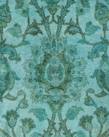 Fine Vibrance, One-of-a-Kind Hand-Knotted Area Rug Green, 8'2"x10'5"