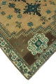 Fine Vintage Distressed Juliann Lt. Gold Rug