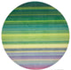 Gradient Greens 16" Round Pebble Placemats, Set of 4