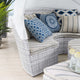 Scottsdale Canopy Sunbrella Outdoor Patio Daybed, Light Gray Pebble