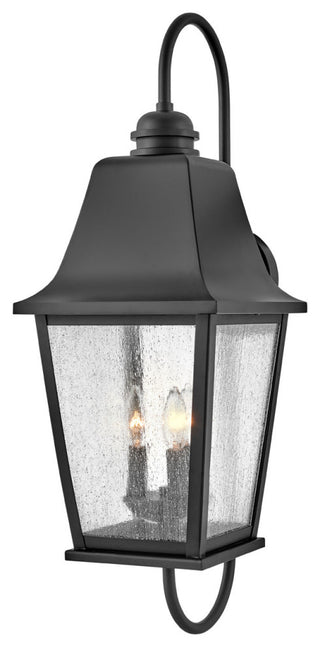 Hinkley Lighting 10015 Kingston 3 Light 30" Tall Wall Sconce - Black