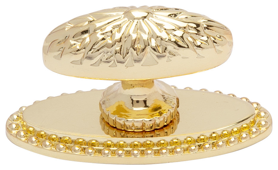 Utopia Alley Megan Gold Ring Cabinet Pull,  1.9" Diameter, 5 Pack