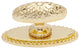 Utopia Alley Megan Gold Ring Cabinet Pull,  1.9" Diameter, 5 Pack