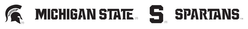 Customizable NCAA Logo Fire Pit, Rust Patina, Michigan State