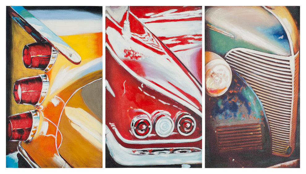 Safavieh Auto Legends Triptych Wall Art