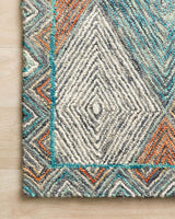 Loloi II Spectrum Blue/Red, Blue/Red, 2'-6" X 7'-6"