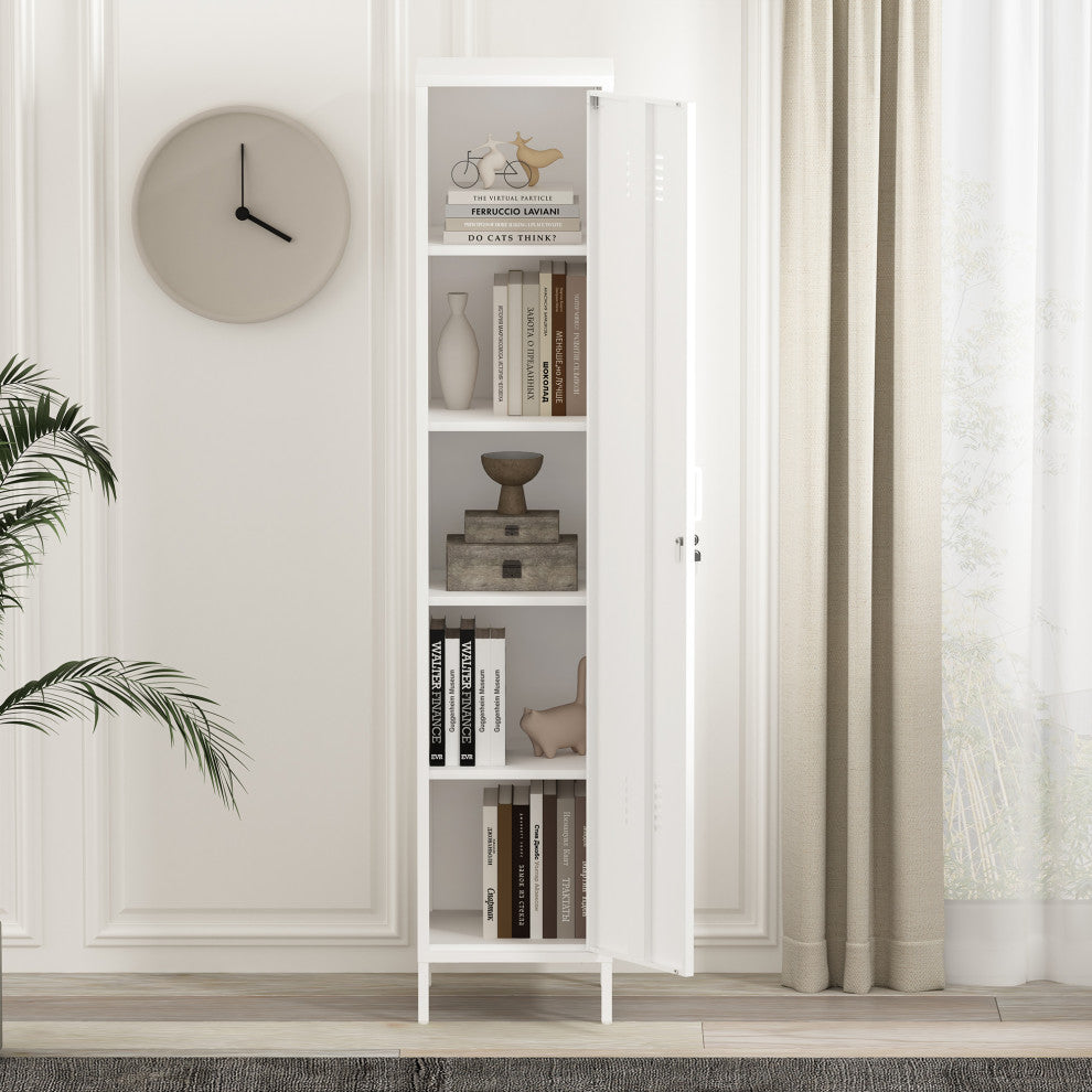Manhattan Comfort Naomi 15" Single Locker Storage Cabinet