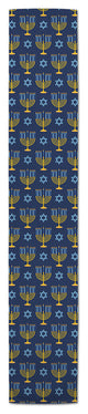 Menorah Print Table Runner, 16"x72"