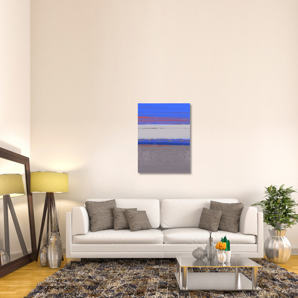 "Abstract  Blue View 1" Fine Art Print