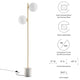 Floor Lamp Light, Gold, Glass, Modern, Mid Century Cafe Bistro Hospitality