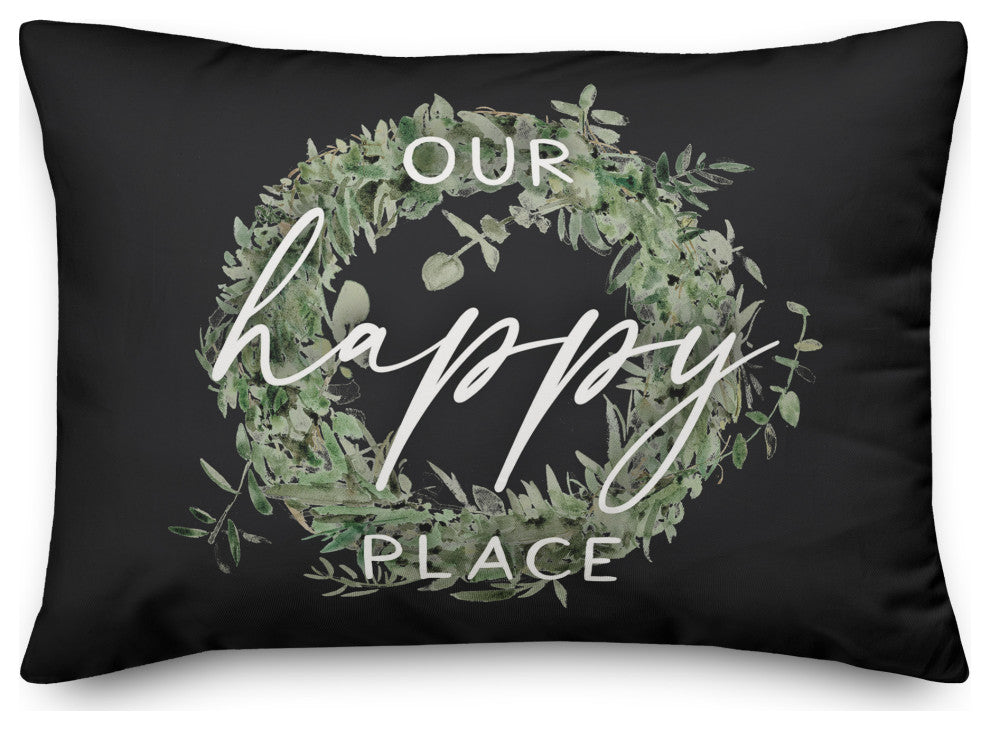Our Happy Place 14x20 Spun Poly Pillow