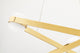 Orbit 6-Light Chandelier Aged Brass Finish