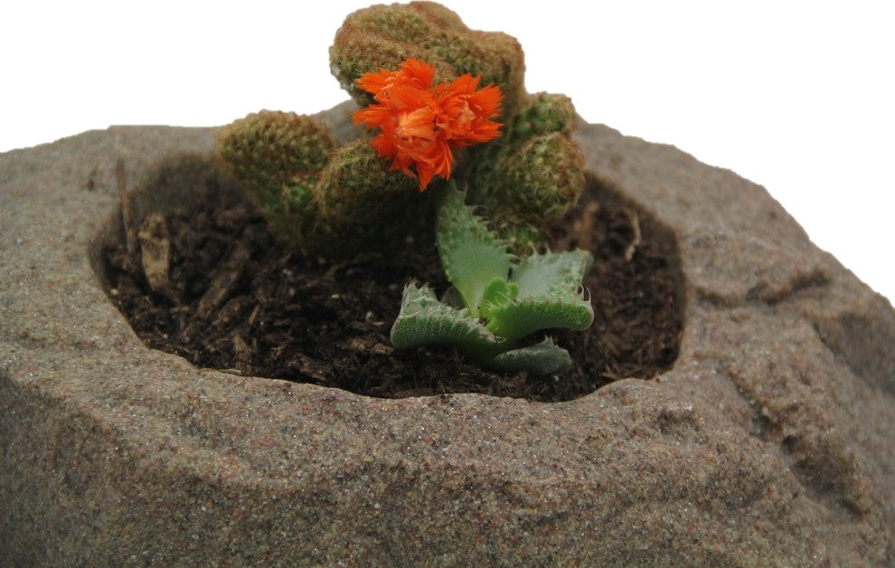 Artificial Rock Planter, Model 130, Riverbed