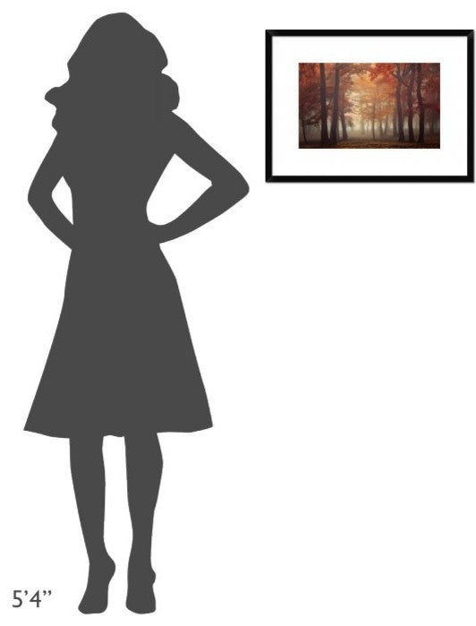 "Feel" Framed Digital Print by Ildiko Neer, 24"x17"