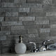 Ordino Black Porcelain Wall Tile