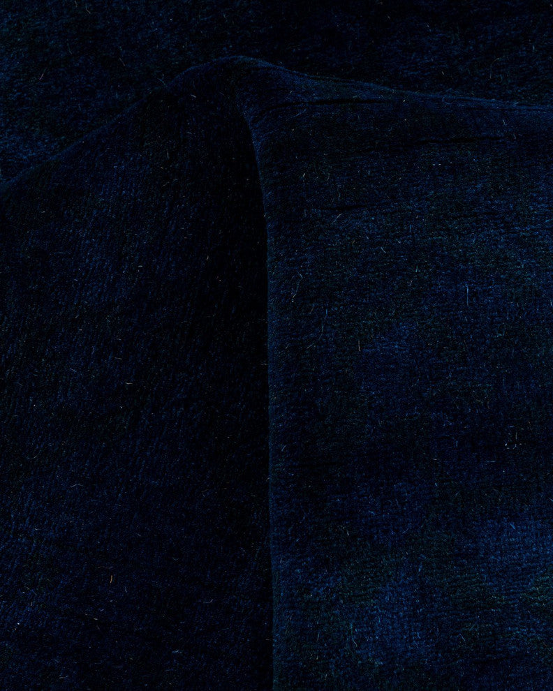 Fine Vibrance, One-of-a-Kind Hand-Knotted Runner Rug Purple, 3'1"x12'6"