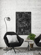 "Moments of Confusion" Floater Framed Painting Print on Canvas, 24x36