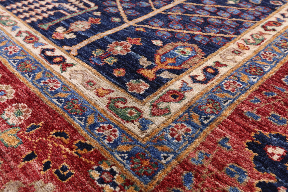 Persian Ziegler Hand Knotted Wool Rug 9' 3" X 11' 8" Q7793