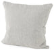 Ash Gray Basket Weave Accent Throw Pillow