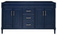 Avanity Bristol 60 in. Vanity Only in Navy Blue