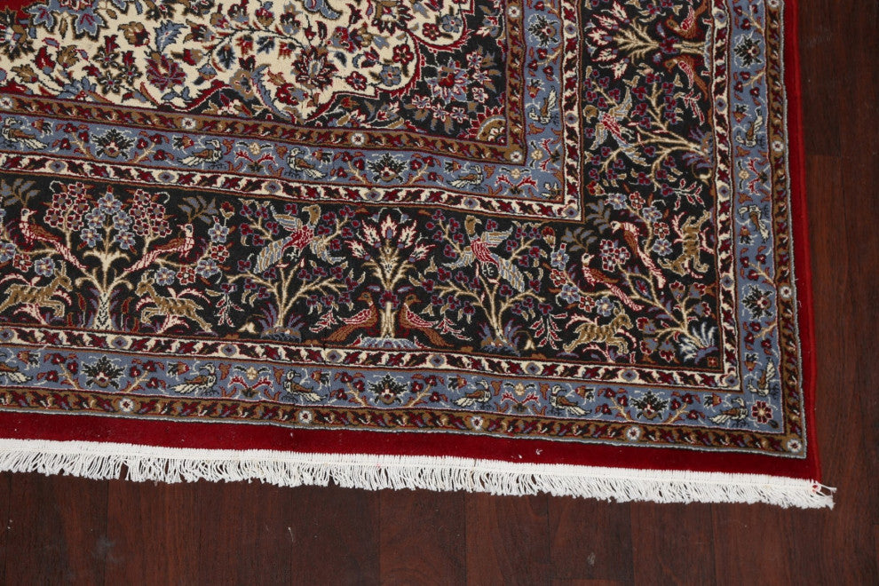 Red Floral Traditional Turkish Oriental Living Room Area Rug 10x13